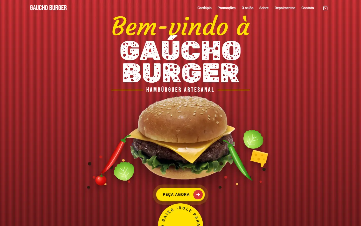 Modelo Gaúcho Burger — Hamburgueria